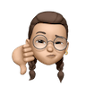 Memoji pouce vers le bas